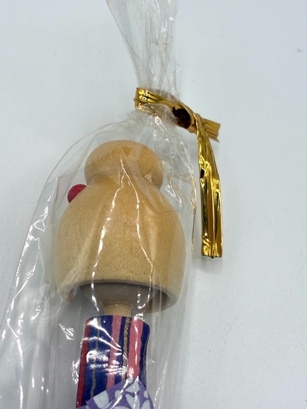 Vintage Kokeshi Doll Pen -Ink Dried- Japanese Wooden MCM Desk Collectible - Picture 6 of 8